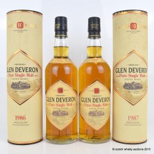 Glen Deveron 1987 10 Glen Deveron 1986 10