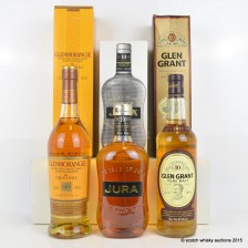 Glenmorangie 10 Jura 10 Glen Grant 10