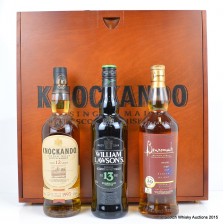 William Lawson 13 Knockando 1993 12 Benromach 10 Benromach Chess Board Set