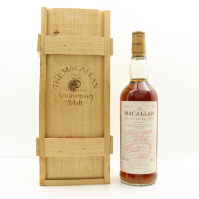Macallan 1972 25 Year Old Anniversary Malt 75cl