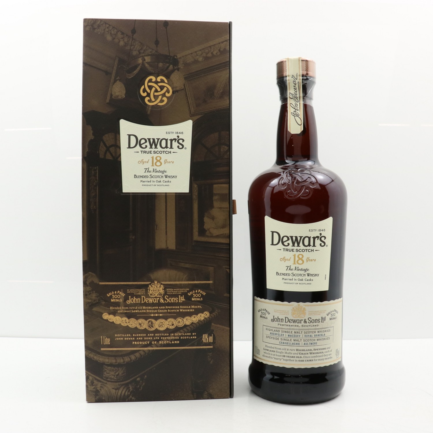 Dewar's 18 Year Old The Vintage 1L The 117th Auction Scotch Whisky