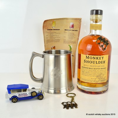 Monkey Shoulder, Tankard, Model Car & Key Ring