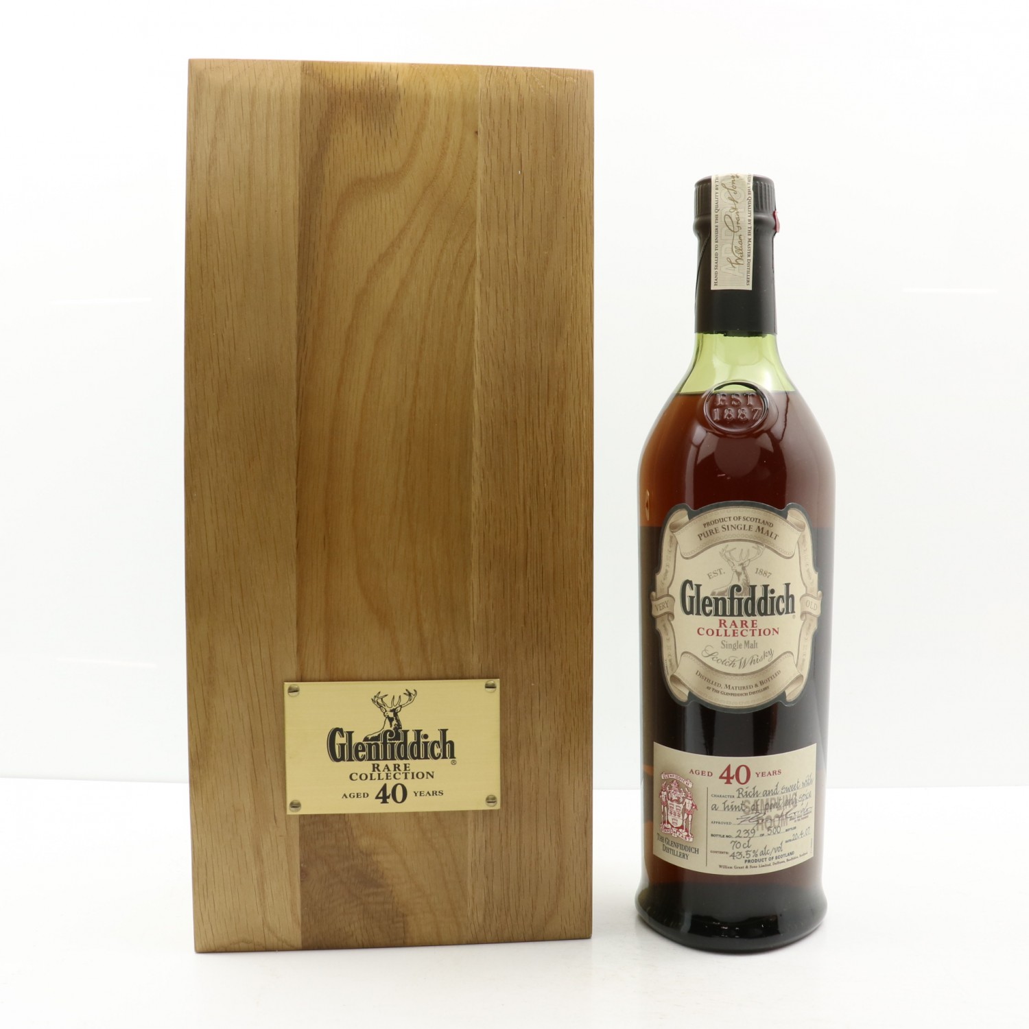 Glenfiddich 40 Year Old Rare Collection 2007 Edition The 117th
