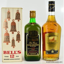 FAMOUS GROUSE 12 YEAR OLD GOLD RESERVE   BELL S 12 YEAR OLD 26 2 3 FL OZ