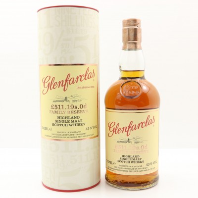 Glenfarclas £511.19s.0d Family Reserve