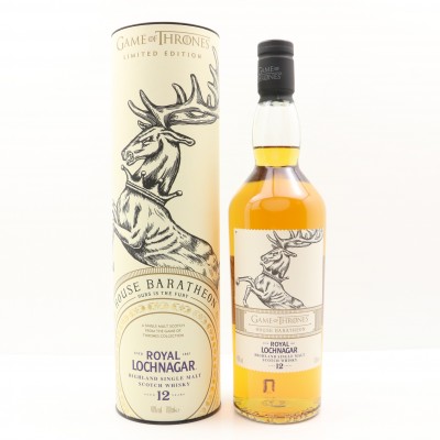 Royal Lochnagar 12 Year Old Game of Thrones 'House Baratheon'
