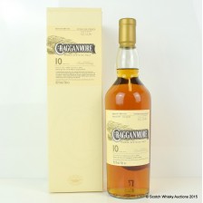 CRAGGANMORE 10 YEAR OLD CASK STRENGTH