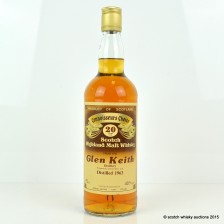 GLEN KEITH 1963 20 YEAR OLD CC 75CL