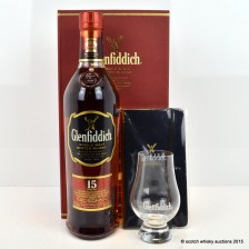 Glenfiddich 15 Tasting Set With Glass And Tasting Book