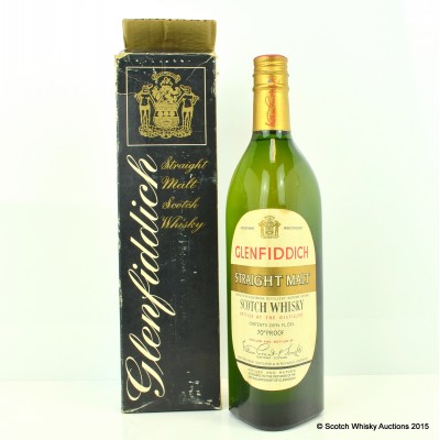 Glenfiddich 1963 Straight Malt 26 2/3 Fl Oz