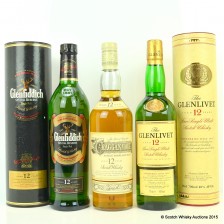 Glenfiddich 12 Cragganmore 12 Glenlivet 12