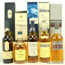 LAGAVULIN 16 YEAR OLD 20CL  DALWHINNIE 20CL  TALISKER 10 YEAR OLD 20CL  CRAGGANMORE 12 YEAR OLD 20CL   AUCHENTOSHAN 12 YEAR OLD 20CL