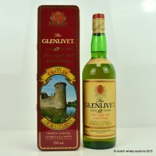 GLENLIVET 12 YEAR OLD THE CASTLES OF SCOTLAND CAERLAVEROCK 75CL