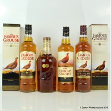 Famous Grouse Assorted Bottles X 4 Including The Naked Grouse
