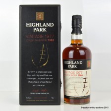 Highland Park 1977 Single Cask 4258 Scottish Field Merchants