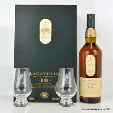 Lagavulin 16 Gift Set With 2 Glencairn Glasses