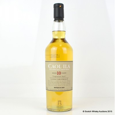 Caol Ila 10 Year Old Unpeated 2009 Release