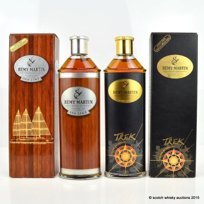 Remy Martin Cognac de Voyage Trek 35cl & Remy Martin Cognac de Voyage Sea Line 35cl