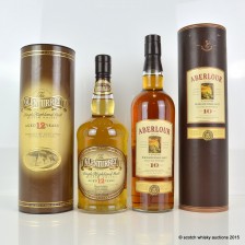 ABERLOUR 10 YEAR OLD   GLENTURRET 12 YEAR OLD