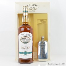 Bowmore 12 Gift Pack With Pewter Hip Flask