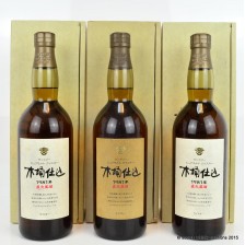 Hakushu Kioke Shiome 1981 Pure Malt X 3
