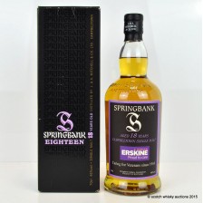 SPRINGBANK 18 YEAR OLD FOR ERSKINE