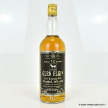 GLEN ELGIN 12 YEAR OLD WHITE HORSE 26 2 3 FL OZ