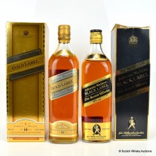 Johnnie Walker Black Label Gold Label 18