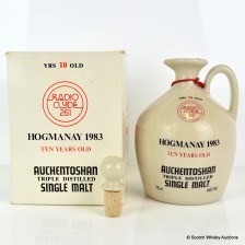 Auchentoshan Radio Clyde Hogmany Flagon 1983