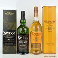 Ardbeg 10 Glenmorangie 10