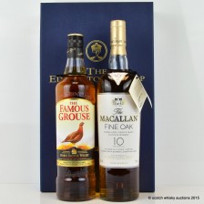 Edrington Group Celebrating Success Box Set Macallan 10 Fine Oak Famous Grouse