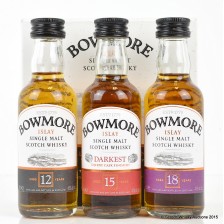 Bowmore Collection 3 X 20cl Including Bowmore Darkest