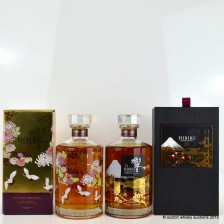HIBIKI 21 YEAR OLD MOUNT FUJI 2ND EDITION   HIBIKI 17 YEAR OLD CHRYSANTHEMUM   CRANE