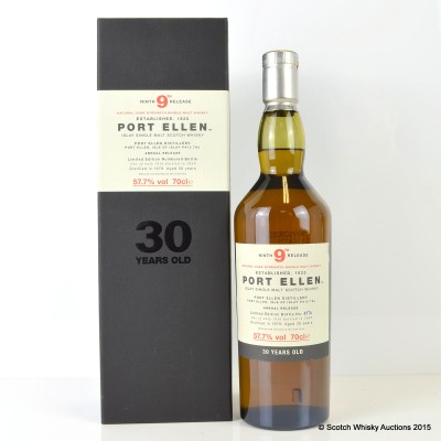 Port Ellen 9th Annual Release 1979 30 Year Old