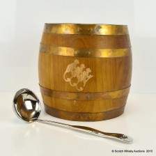 MONKEY SHOULDER PUNCH BOWL   HAMMERED MONKEY SHOULDER LADLE