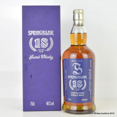 Springbank 18 Year Old