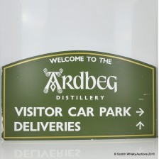 Ardbeg Distillery Welcome Sign