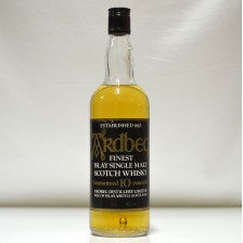 ARDBEG GUARANTEED 10 YEAR OLD  CLEAR BOTTLE 