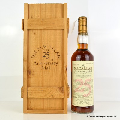Macallan Over 25 Year Old Anniversary Malt 1969