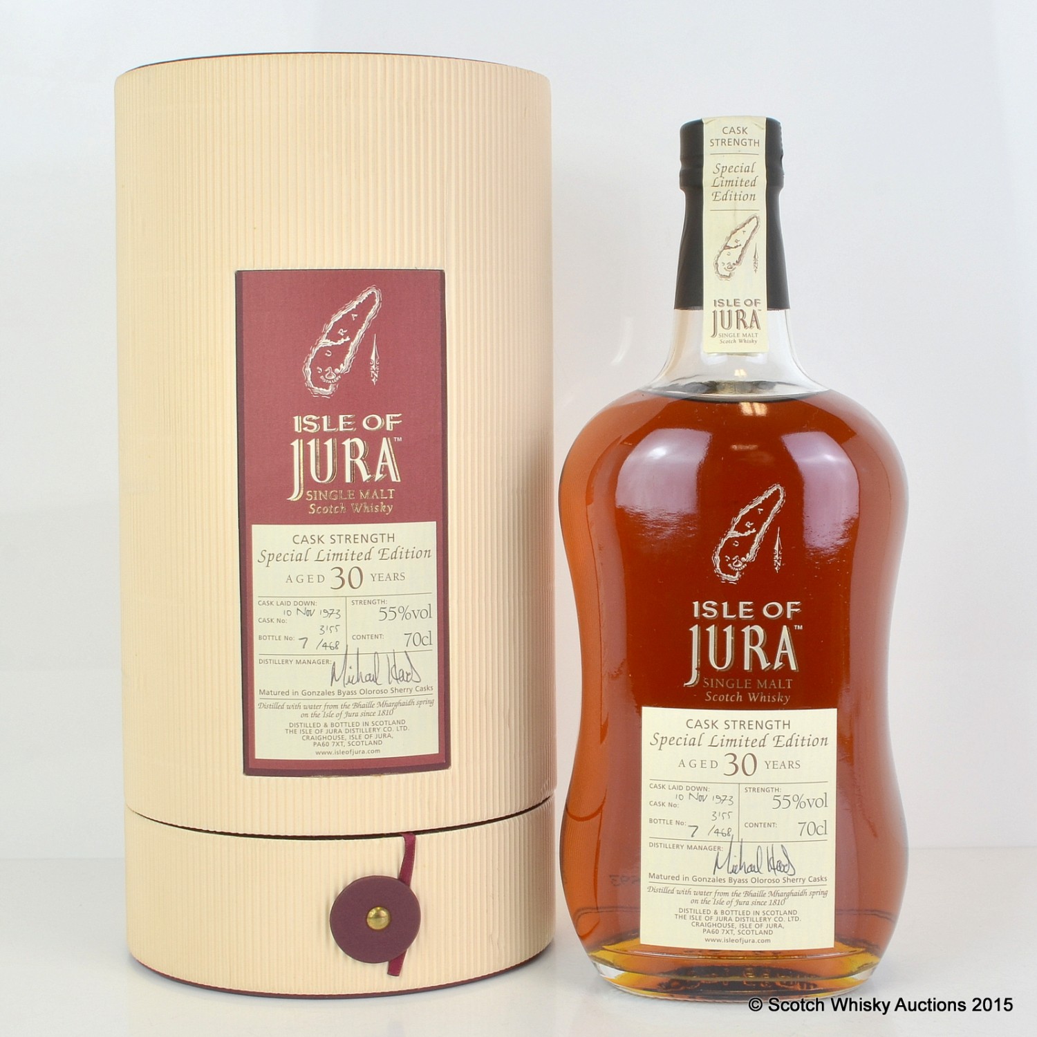 Jura 1973 30 Year Old Limited Edition The 54th Auction Scotch