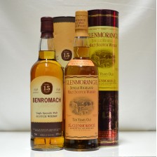 Benromach 15 Glenmorangie 10