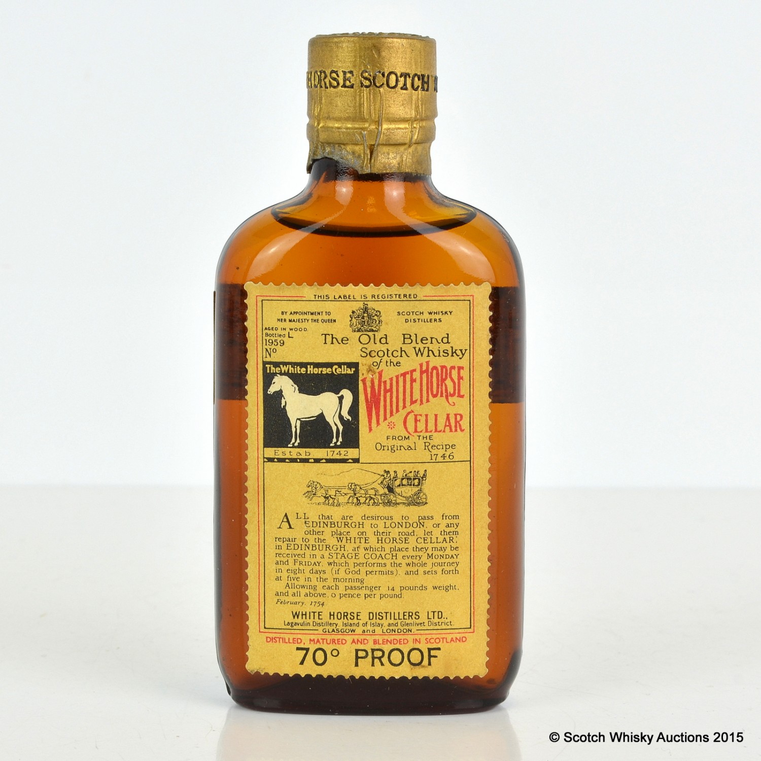 White Horse Mini 1959 The 54th Auction Scotch Whisky Auctions
