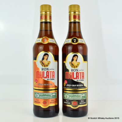Ron Mulata de Cuba 5 Year Old & Ron Mulata de Cuba 7 Year Old