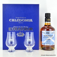 Edradour 12 Caledonia With 2 Glasses