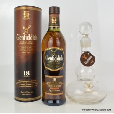 Glenfiddich 18 With Glass Decanter