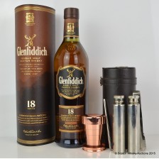Glenfiddich 18 With Portable Flask Set