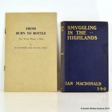 SMUGGLING IN THE HIGHLANDS BY IAN MACDONALD 1914   FROM BURN TO BOTTLE BY S H  HASTIE 1951