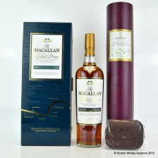 Macallan Ghillie S Dram With Fishing Flies And Macallan Beat River Spey Watercolour