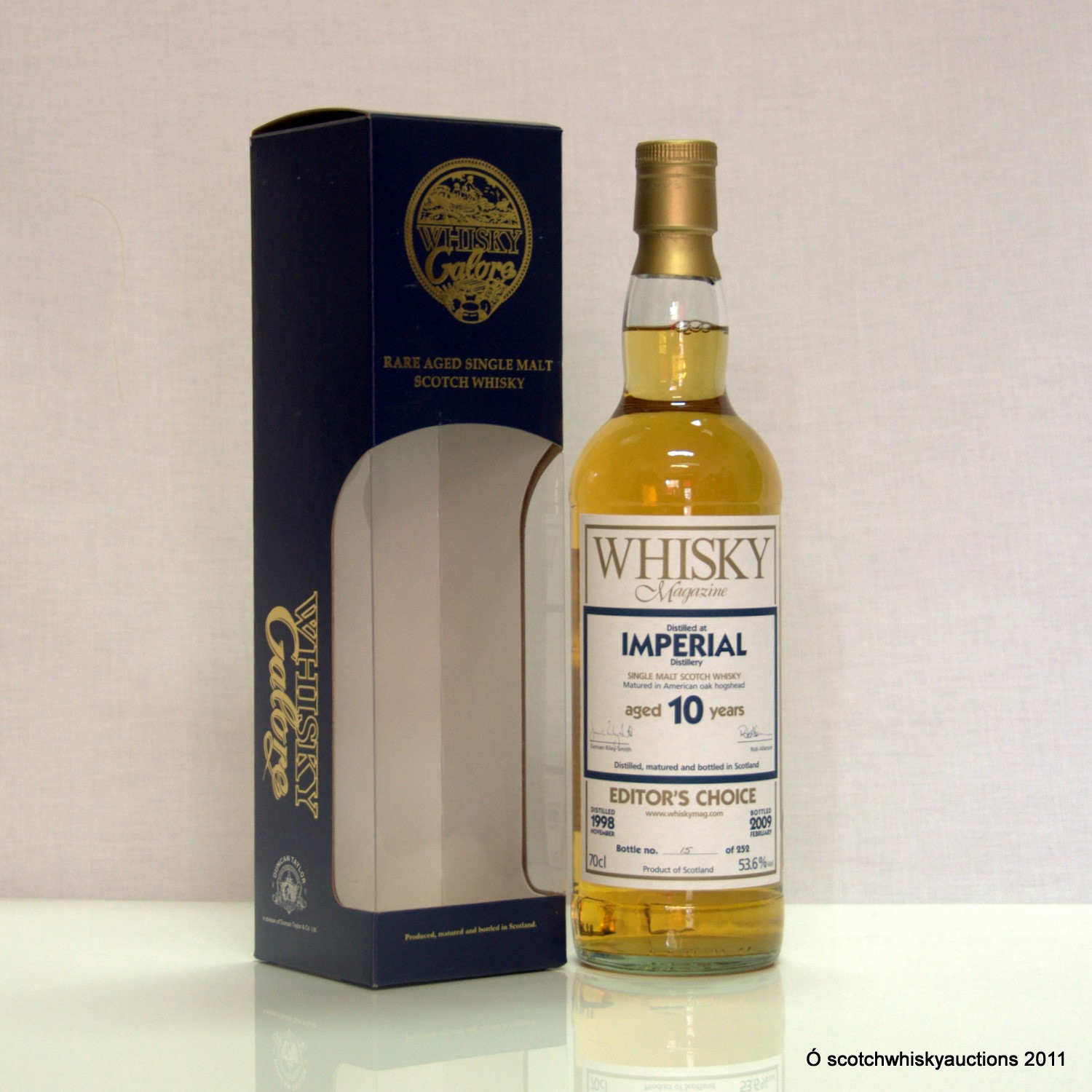 Whisky Magazine Imperial 1990 Editor’s Choice The Fourth Auction