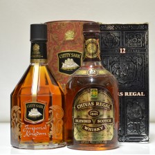 CUTTY SARK IMPERAL KINGDOM   CHIVAS 12 YEAR OLD